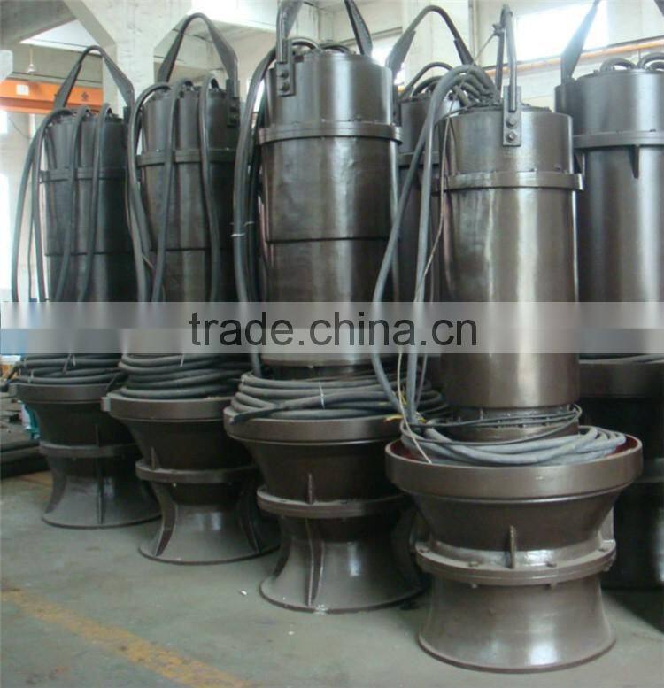 Water submersible mixed flow pump