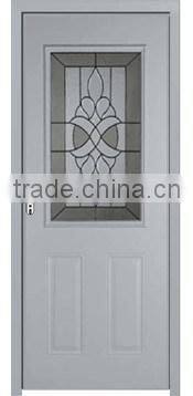galvanized Steel Entry Glass Door