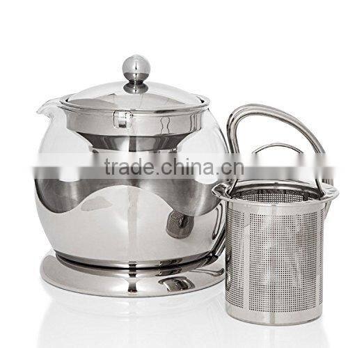 2015 New Produc 750 ml Glass Teapot with Infuser/glass teapot set/tea pot with infuser/glass teapot with strainer