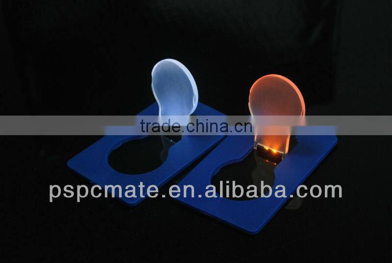 portable pocket led card light lamp