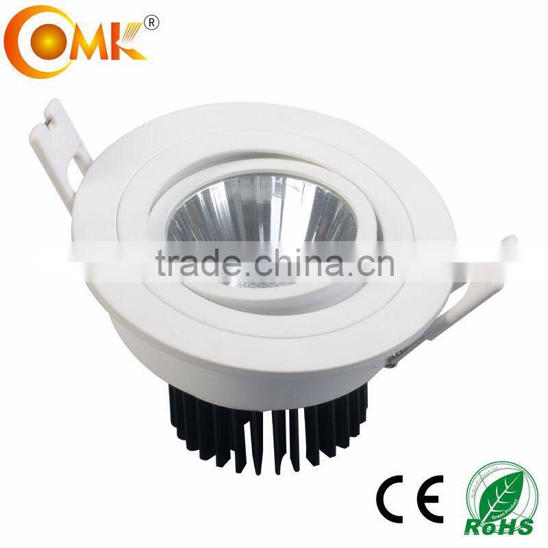 7w round Recessed COB LED Downlight