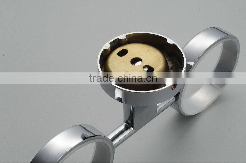 bathroom double glass holder