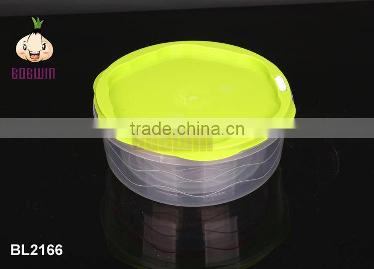 4 Color Lid airtight different size plastic container