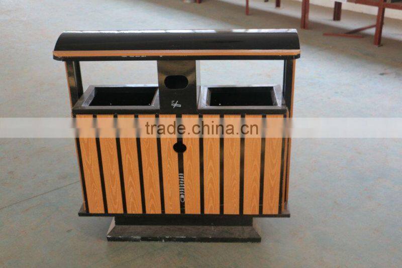 Wood plastic composites material dustbin
