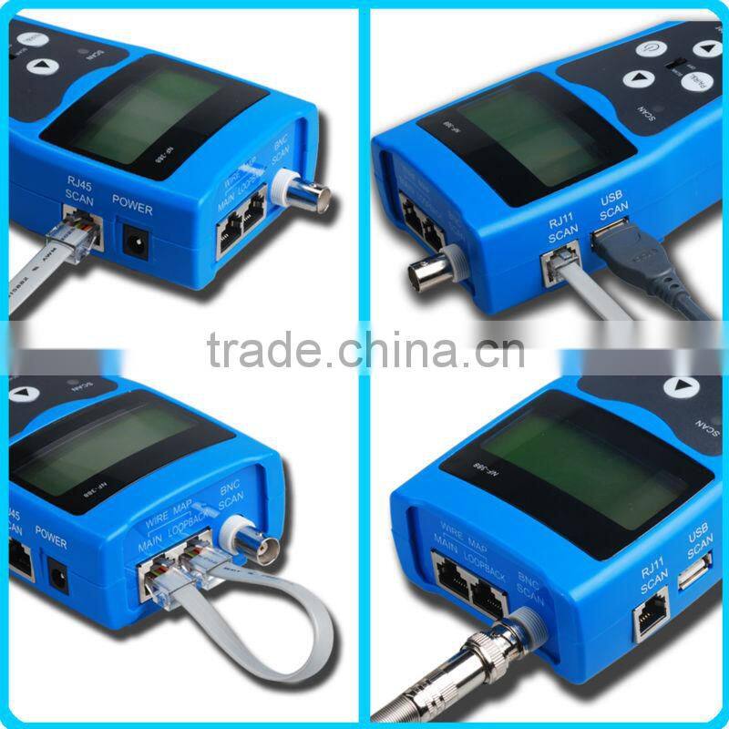 Ethernet LAN Phone wire Tracker USB coaxial 5E 6E RJ45 11 Network Cable Tester