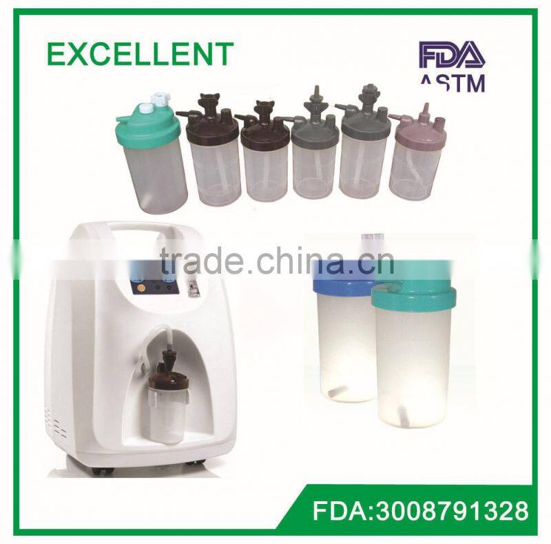 oxygen concentrator Bubble Humidifier Bottle with 6 psi alarm/Bubble Humidifier