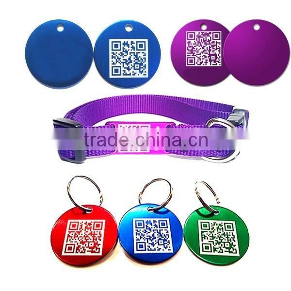 cute pet id tag silicone metal engrave stainless steel pet id