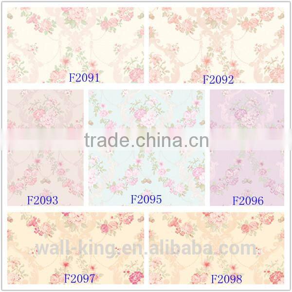 large beautiful rose design wallcovering for home