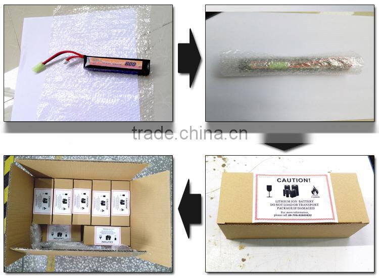 VB LiFePo4 Airsoft Battery 9.9V 800mah 15C airsoft gun battery accept OEM logo with Deans mini Tamiya connector