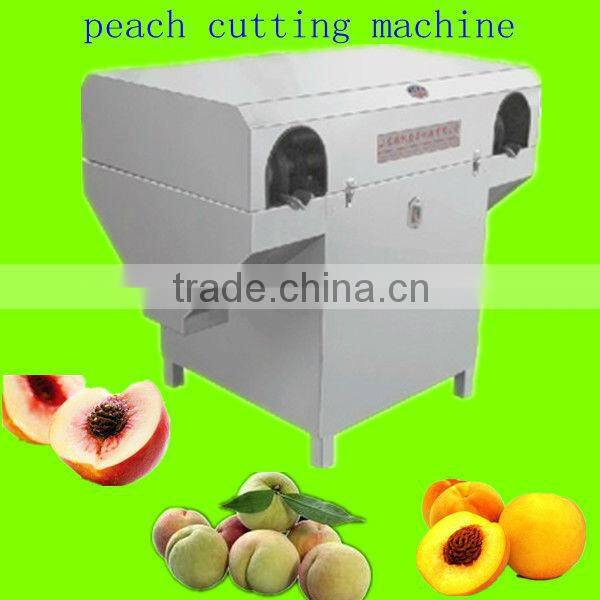Peach splitting machine