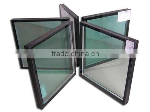 6-12a-6 UV resistant double glazed insulated glass panel ,energy saving glass ,6mm-12a-6mm, manufacturer , qinhuangdao