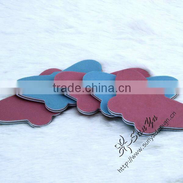 Mini nail file with keychain