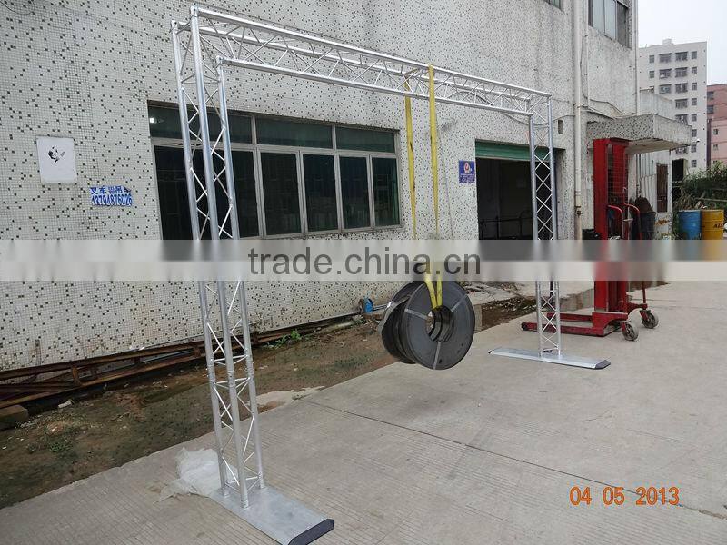 heavy steel structural truss buildings arch lighting truss shows connector for aluminum truss