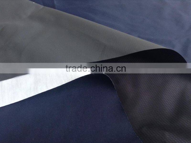 70D Leisure Garment Materials Waterproof Breathable PU Coated Nylon Taffeta, Polyester Taffeta Fabric