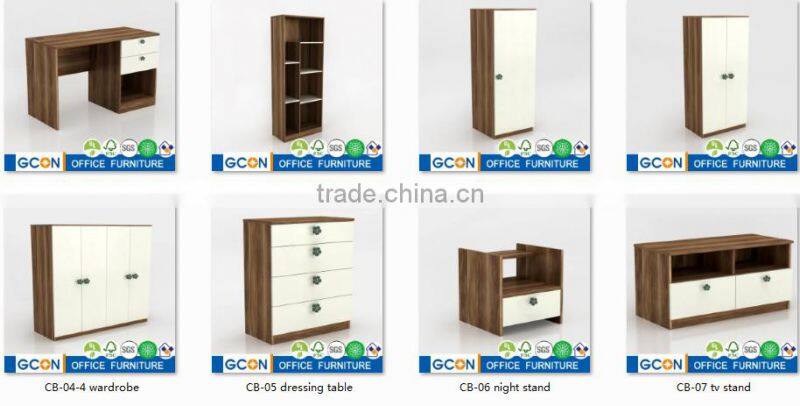 Office classic bookcase wood study room Library book shelf furniture particle board