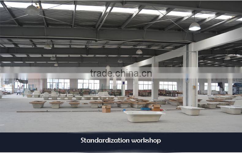 Acrylic lowes walk in bathtub with shower long glass door CE 1690*750*2057MM