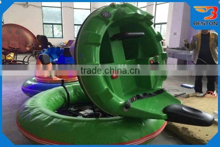 High quality kids amusement park round battery bumper car for sale
