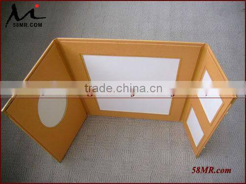 Wedding Photo Folioes folding out photo holder,Photo Holder with Stand Clips,Photo Holder