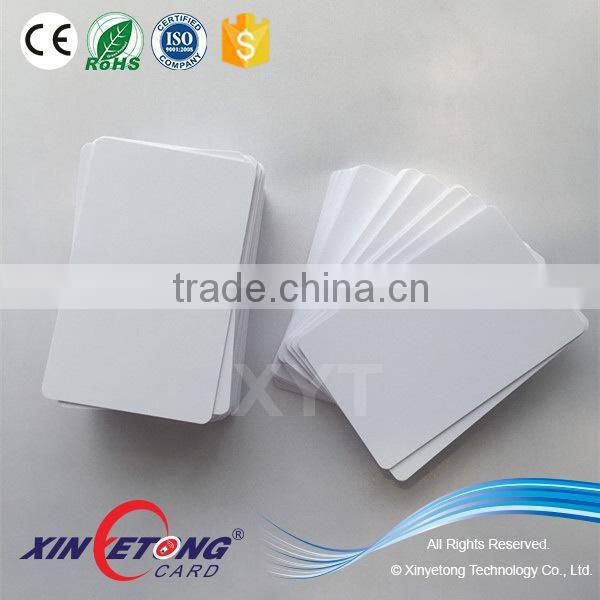 Gold Metallic Background Plastic PVC Card Blank