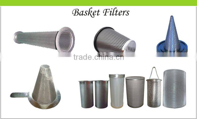 Stainless steel wire mesh filter basket