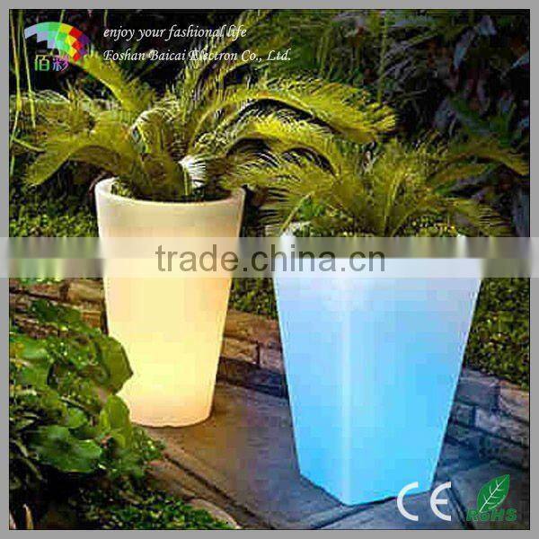 LED Tall Plastic Vases large Light