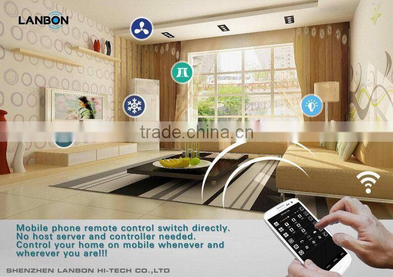 LANBON wifi smart switch for smart home, both Android and IOS control