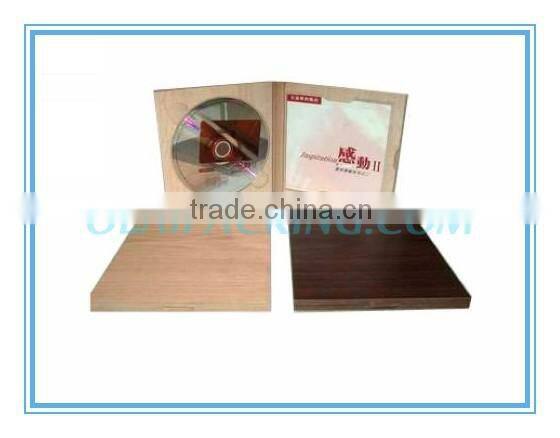 Unique wooden dvd gift case