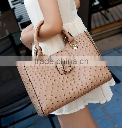 Synthetic Ostrich Leather Fabric For Bag
