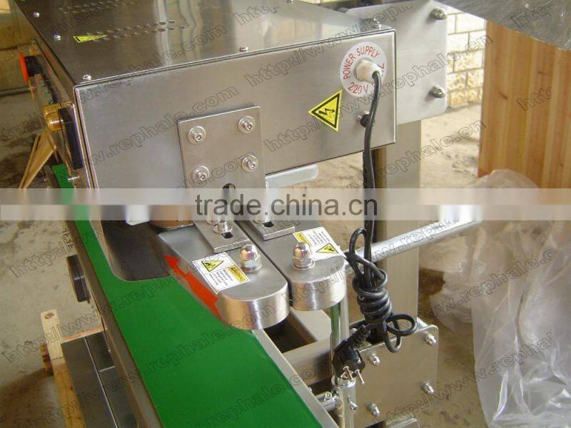 Sealer for plastic bags with stainless steel quality