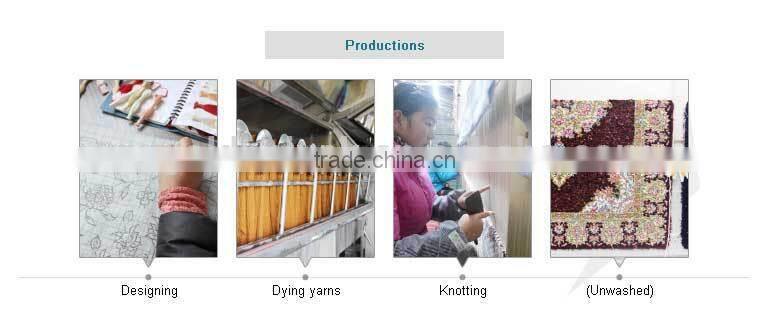 5.5x8 ft classical oriental red handknotted persian handmade silk rugs