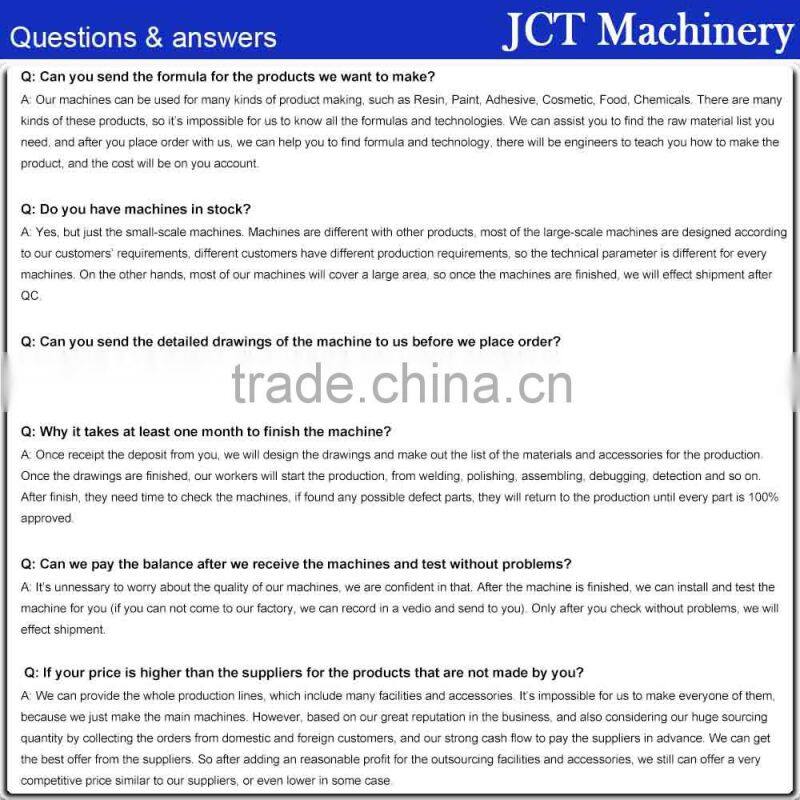 JCT 2016 horizontal ribbon blender mixer powder mixing machine and blender for chemical powder