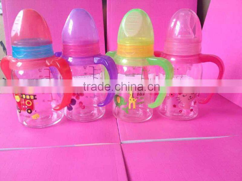OEM logo printing custom baby bottle 8 oz