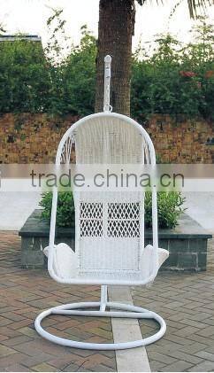 0503 garden patio leiaure rattan hanging swing egg shaped chair YPS088