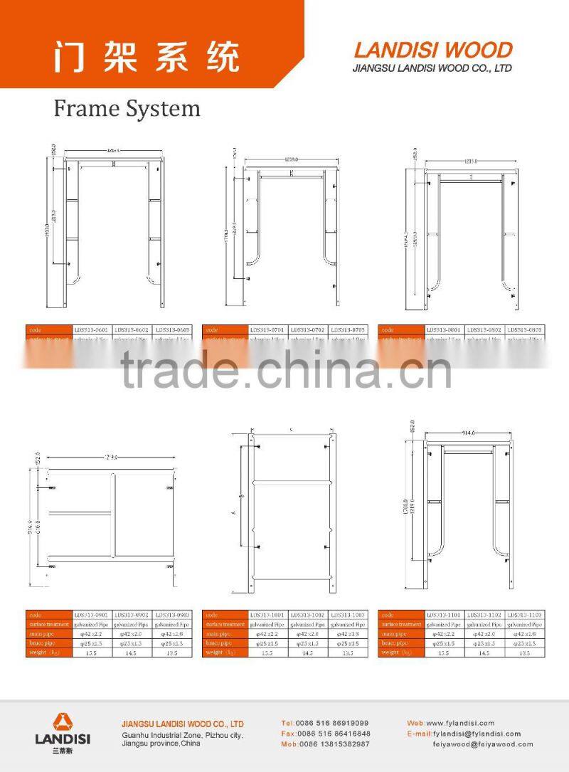 A-frame scaffolding system Safety Scaffolding A Frame Systems