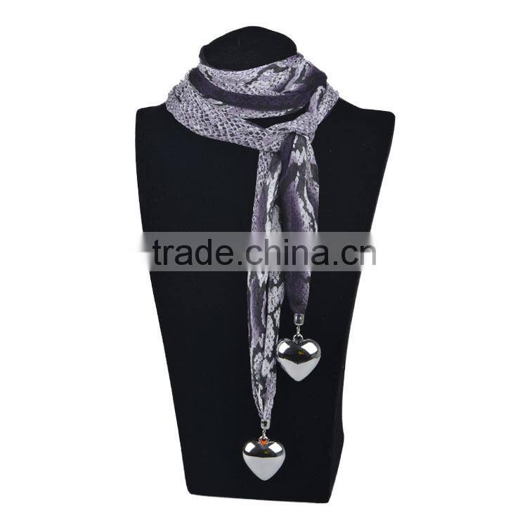 2016 Hot Sale Retail/wholesale 10 different colors Cotton colorful round Pendant Women Winter Scarf Necklace (SC150063)