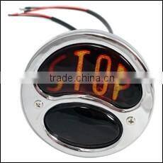 Aluminum Polished Antique Style Tail Light for Harley Custom Bikes