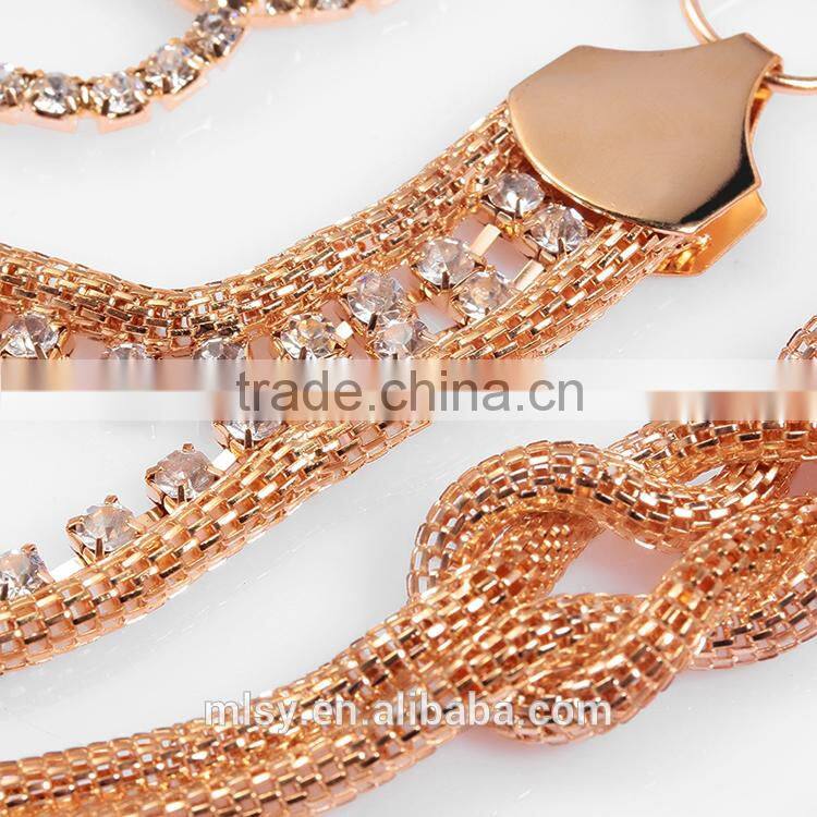 Fashion clothes chains of metal belt jeans chain Brightness F1-80117