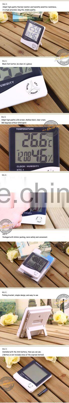 Newest LCD Digital Room Thermometer for Temperature, humidity with Alarm Function