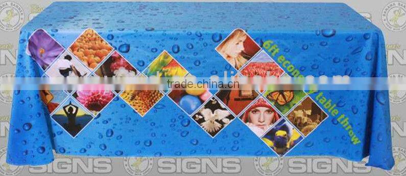 custom made polyester table cloth