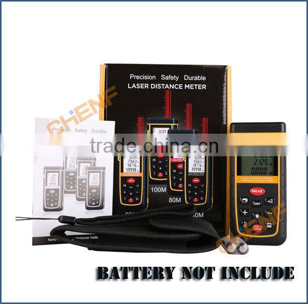 Newest Design Portable long range finder oem laser distance meter 100m for distance measure