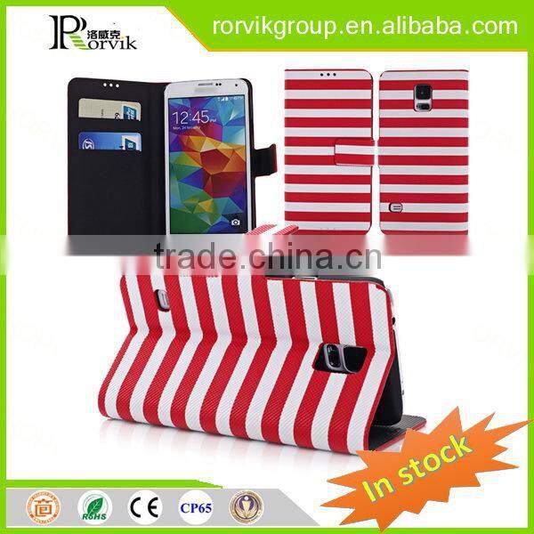 2015 colored map style pu leather phone case belt loop for iPhone 5C