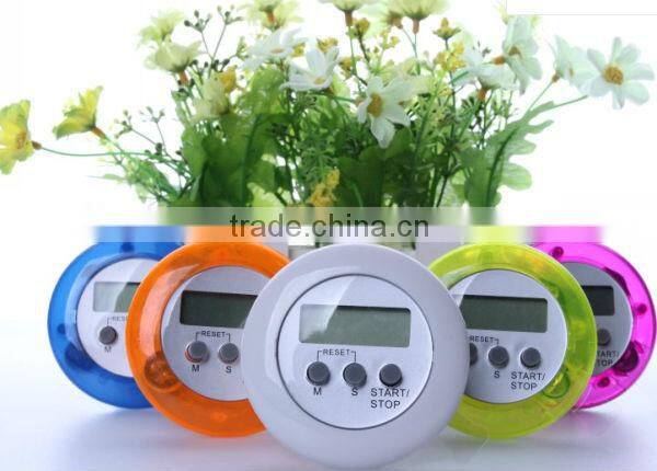 Digital Time Thermometer Kitchen Countdown Timer with plastic clip