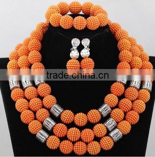 2016 Fashion jewelry display set for party/Beads jewelry set for ladies/New model jewelry set for Bride