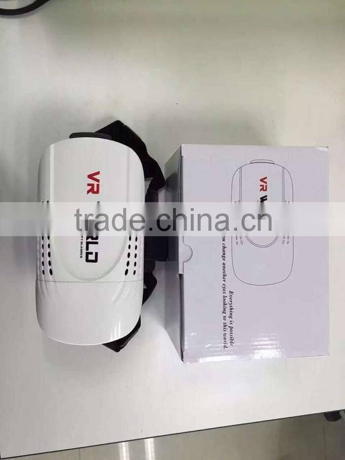 Cool design low price plastic 1080p 3d glasses VR box with high quality