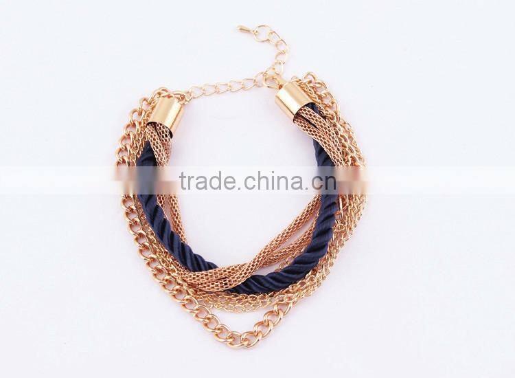 >>>2015 hot sale European American style bracelets fashion women bracelet handmade multilayer bracelet