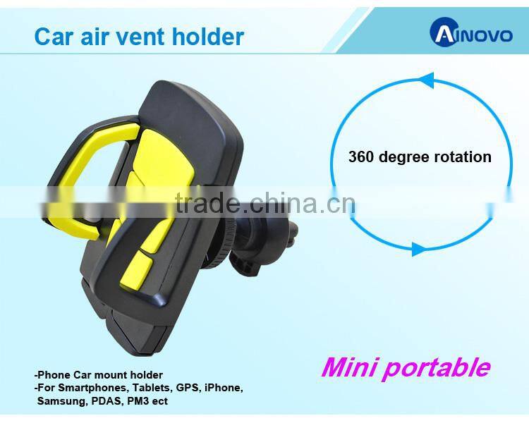 ABS plastic universal air vent car mount holder for iphone 3g