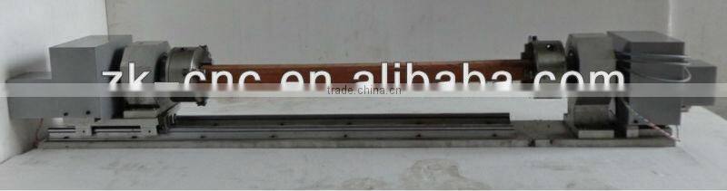 4 axis double chuck name plate metal cnc engraving machine