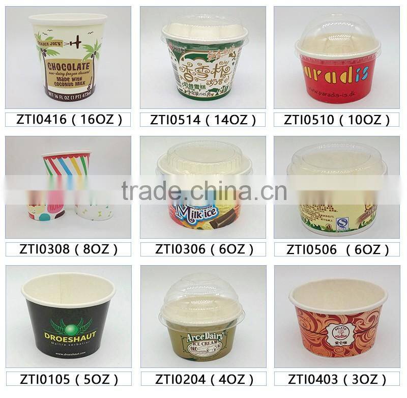 Wholesale Logo Printed Cheap Disposable Paper Cups with Lid