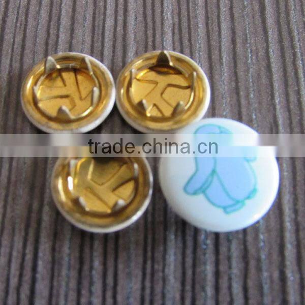 Cute Penguin Metal Snap Button