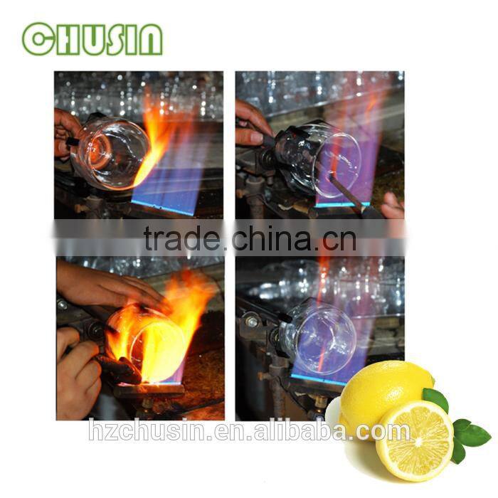 250ml double wall glass beer mug with handle